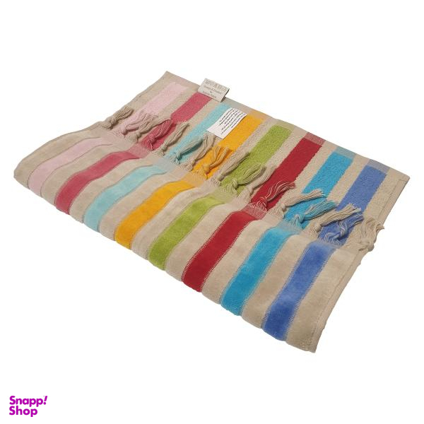 حوله دستی آذرریس تبریز مدل Zara سایز 40 × 80 سانتی متر