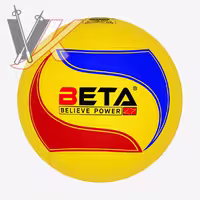توپ والیبال لاستیکی بتا سایز 5 طرح مولتن- PVBR5(MTN)