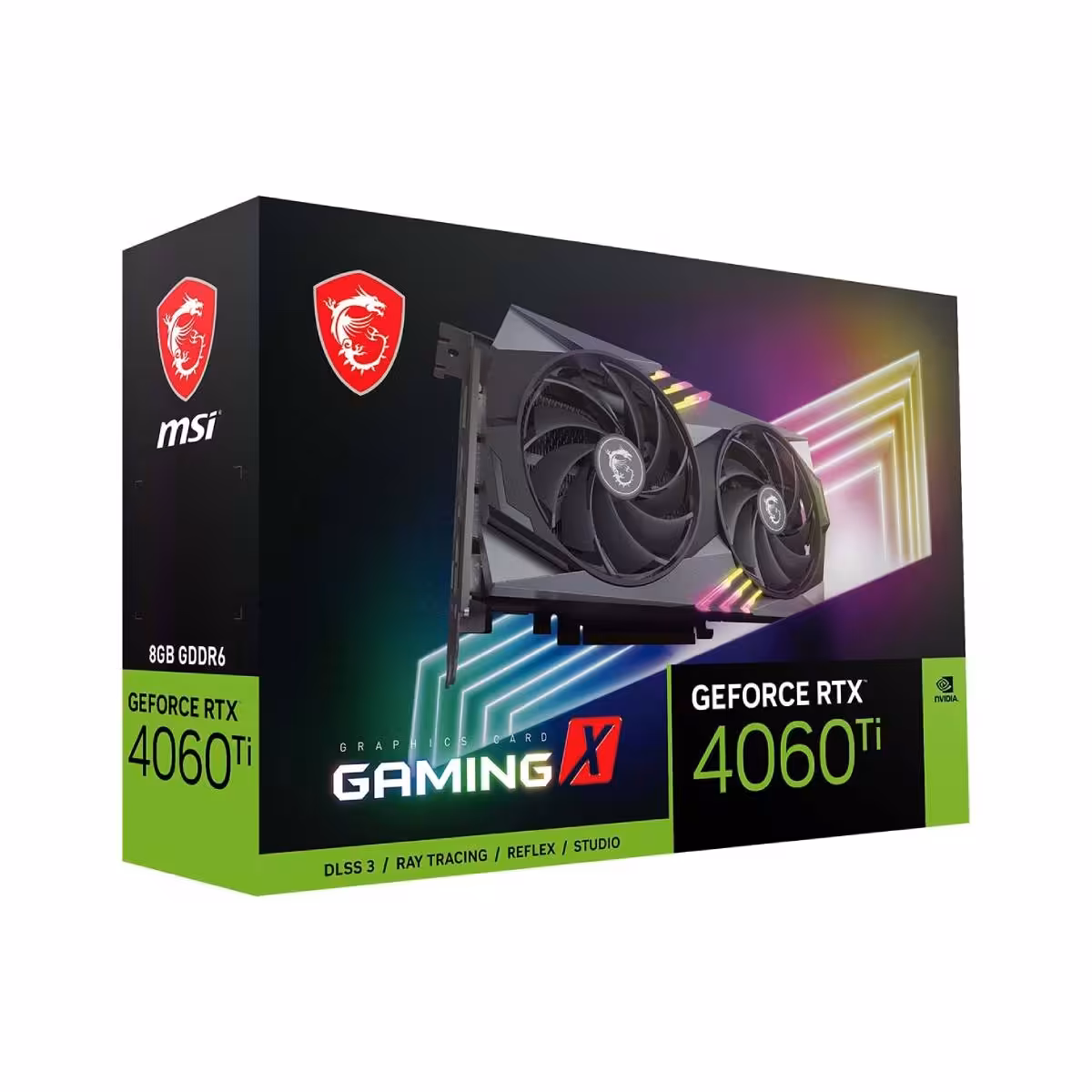 خرید کارت گرافیک MSI GeForce RTX 4060 Ti GAMING X 8GB GDDR6 با بهترین قیمت