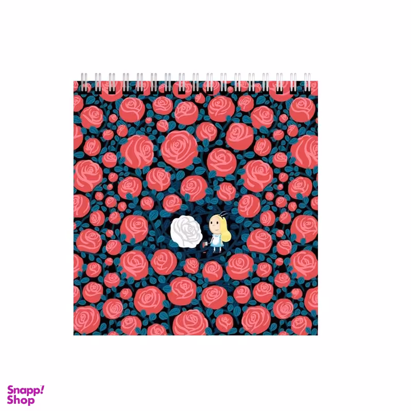 دفتر طراحی مدل دختر و گل رز کد 5000310