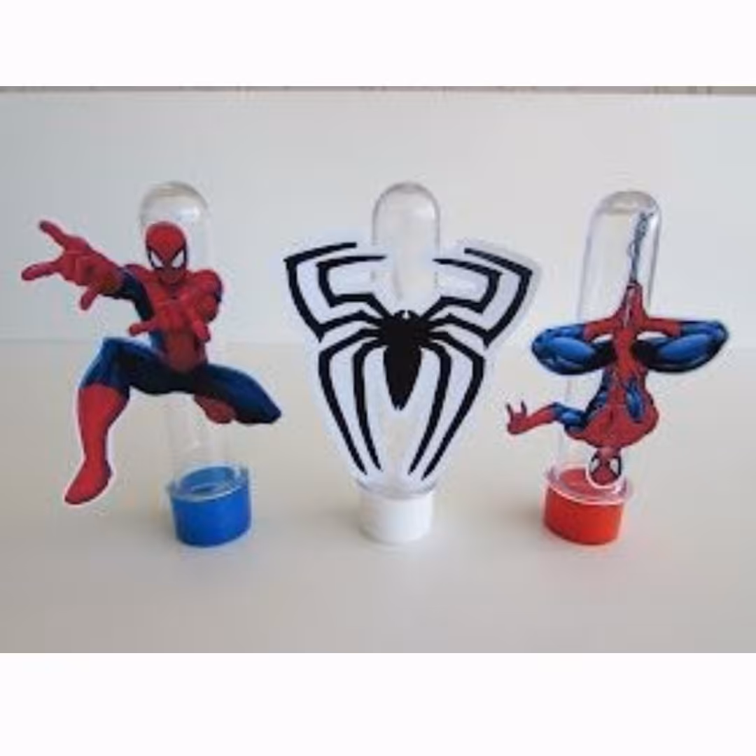 پک 6 عددیلوله اسمارتیز گیفتدار تم پسرانه مرد عنکبوتی(اسپایدر من)