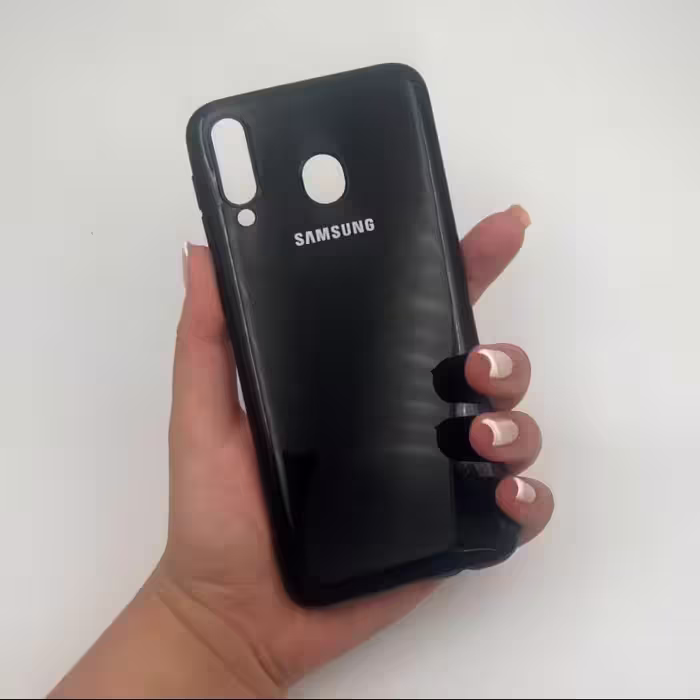 قاب گوشی Galaxy M30 سامسونگ ژله ای مشکی ساده کد 26477