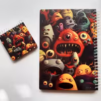 دفتر و دفترچه جلد چوبی ست (چاپ طرح دلخواه )