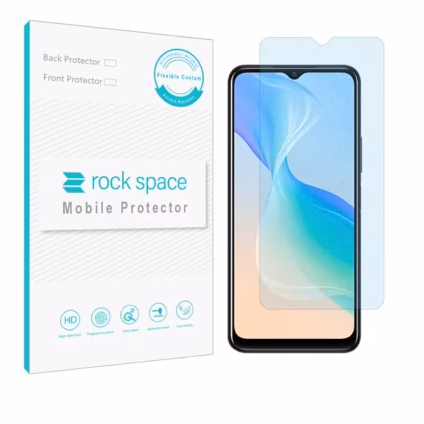  گلس نانو مات بلوکات (ضد اشعه آبی) و ضد ضربه گوشی ویوو Y33S برند راک اسپیس







