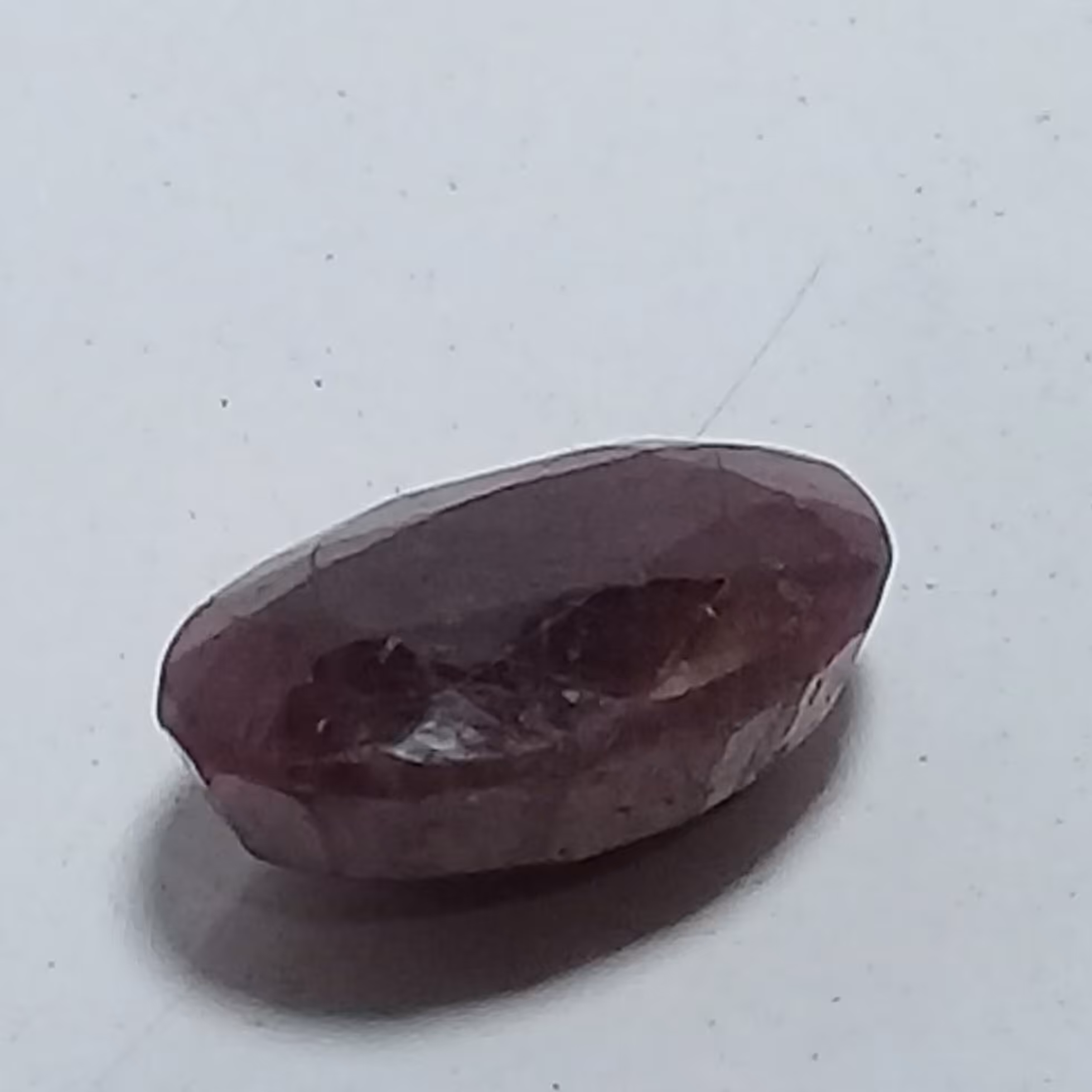 نگین راف  شکلاتی 14.35 قیراط معدنی ضریب سختی 10