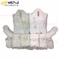 سرویس حوله عروس و داماد 12تکه گلدوزی ELOYA