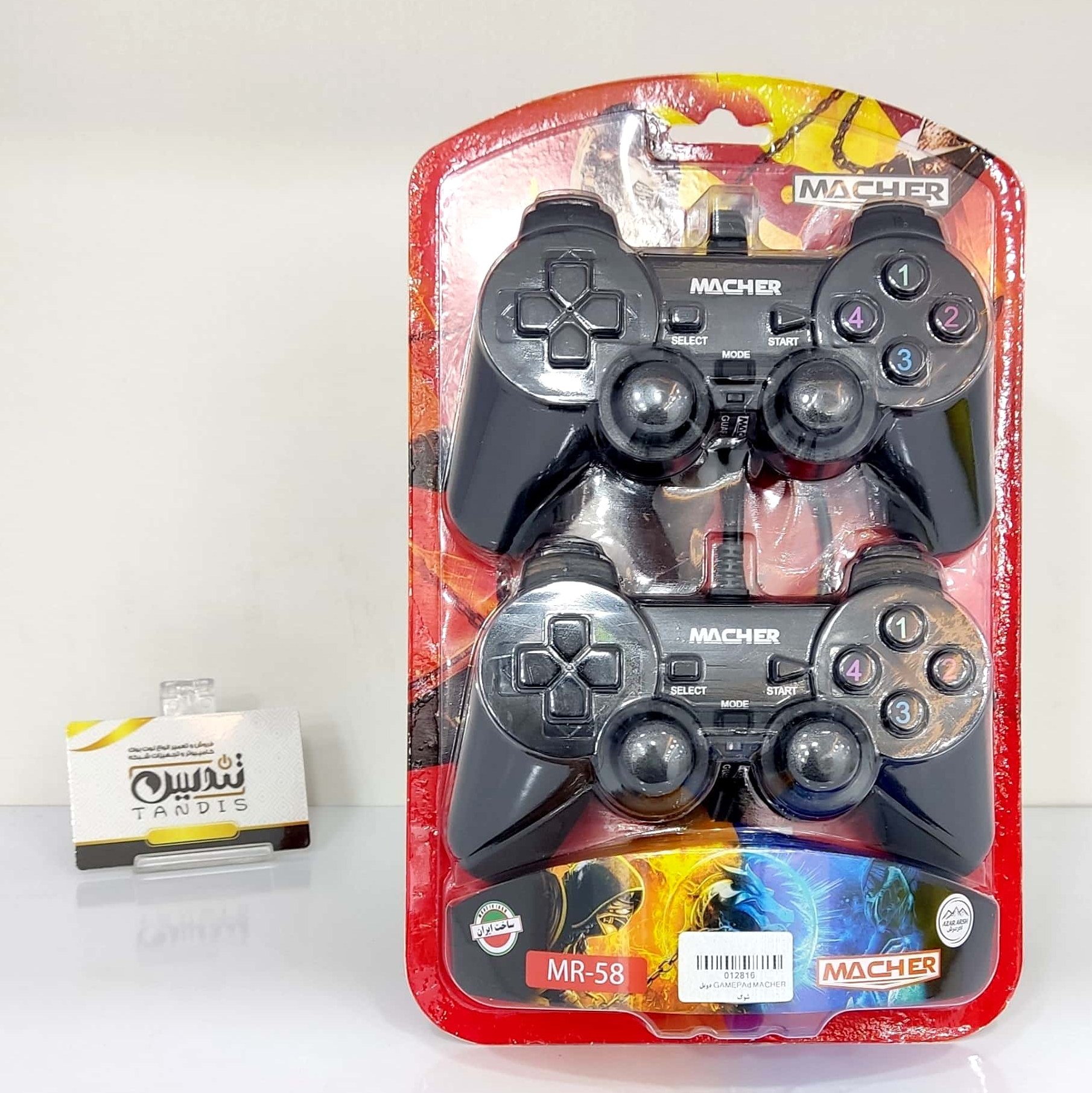 دسته بازی مچر مدل MR-58 بسته 2 عددی دوبل شوک-کد 12816