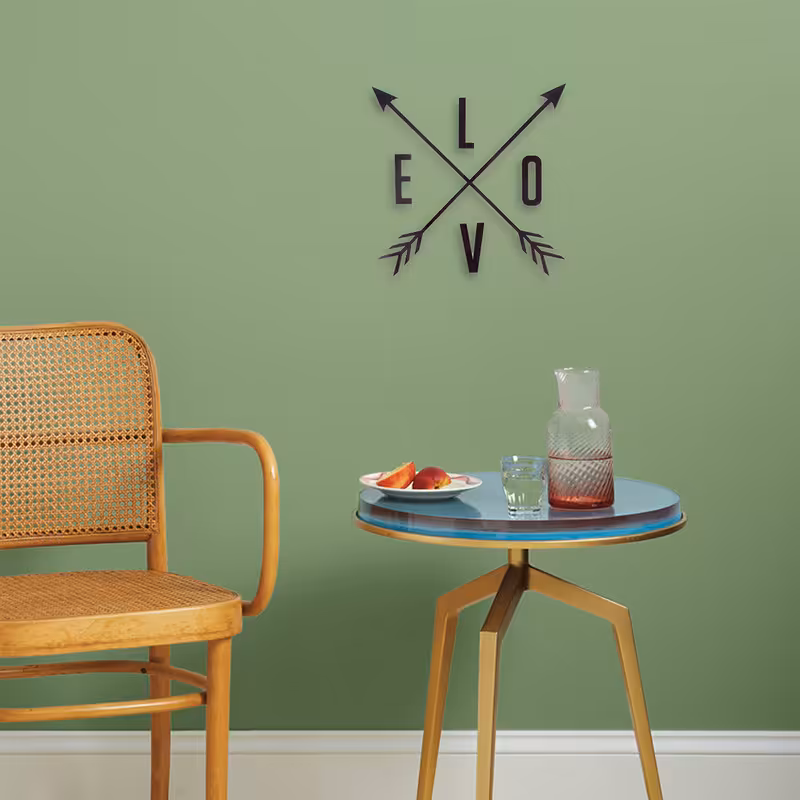 استیکر مدل چوبی طرح love کد 4085