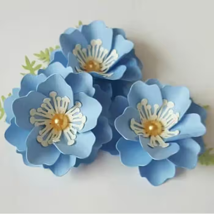 گل کاغذی مقوایی دکوراتیو