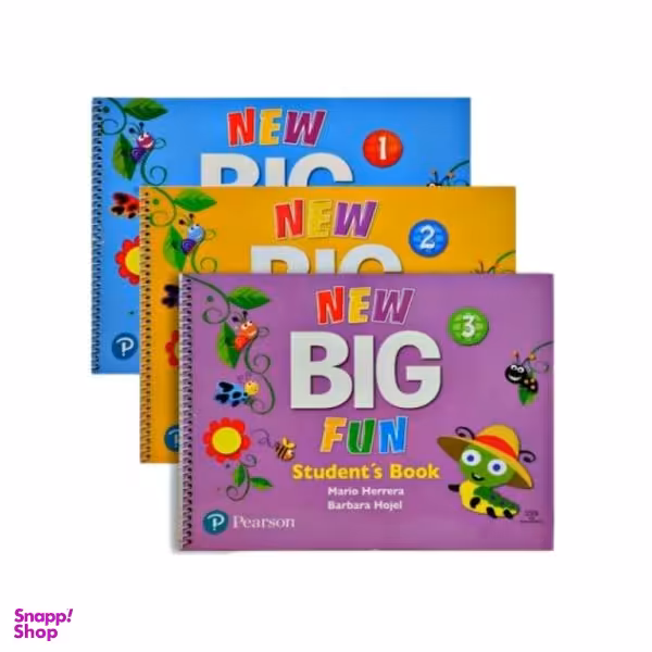 کتاب new big fun اثر Mario Herrera and Barbara Hojel انتشارات پیرسون 3 جلدی