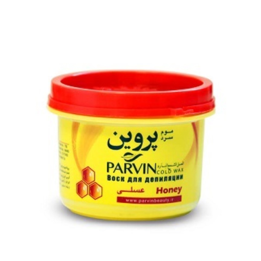 موم پروین عسلی موم سرد پروین 300گرمی