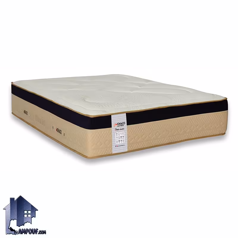 تشک موناکو Hybrid Memory کد MM2504 دونفره 180