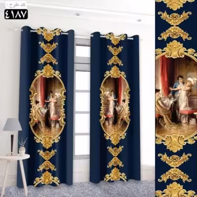 پرده تصویری طرح نقاشی کلاسیک