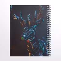 دفتر مشق 100 برگ مدل گوزن