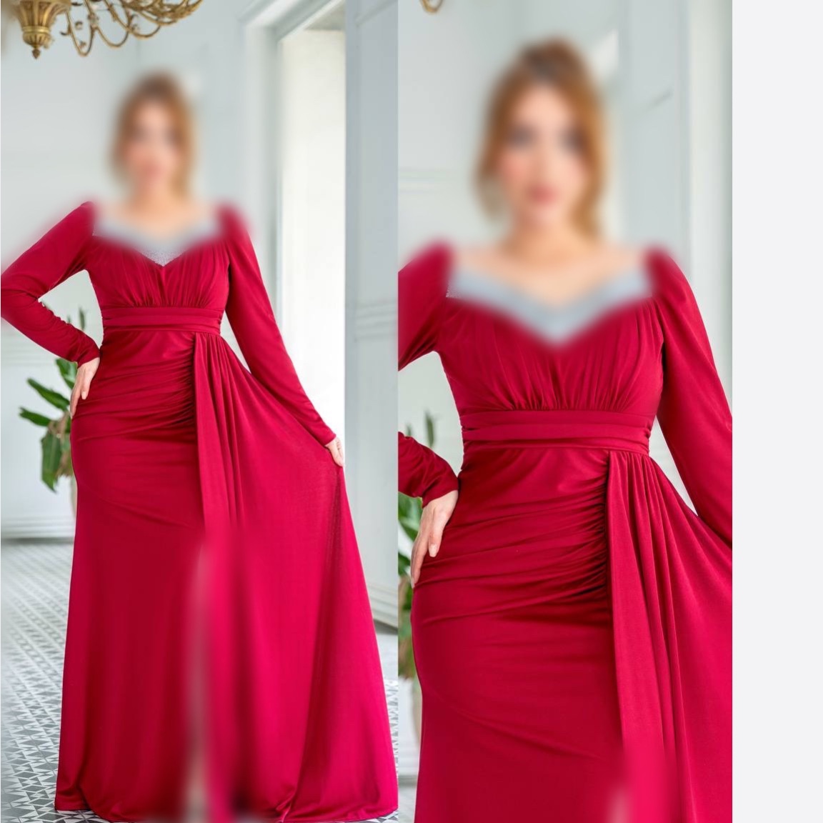 پیراهن و لباس مجلسی ماکسی پوشیده جدید و لاکچری