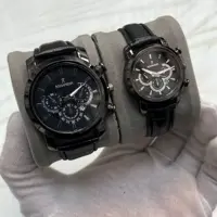 ساعت مچی ست رومانس زنونه و مردونه ضد حساسیت ب همراه جعبه ساعت زیبا