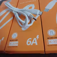 کابل فست شارژ میکرو 6 آمپر kalio مدل k-30M کیفیت عالی