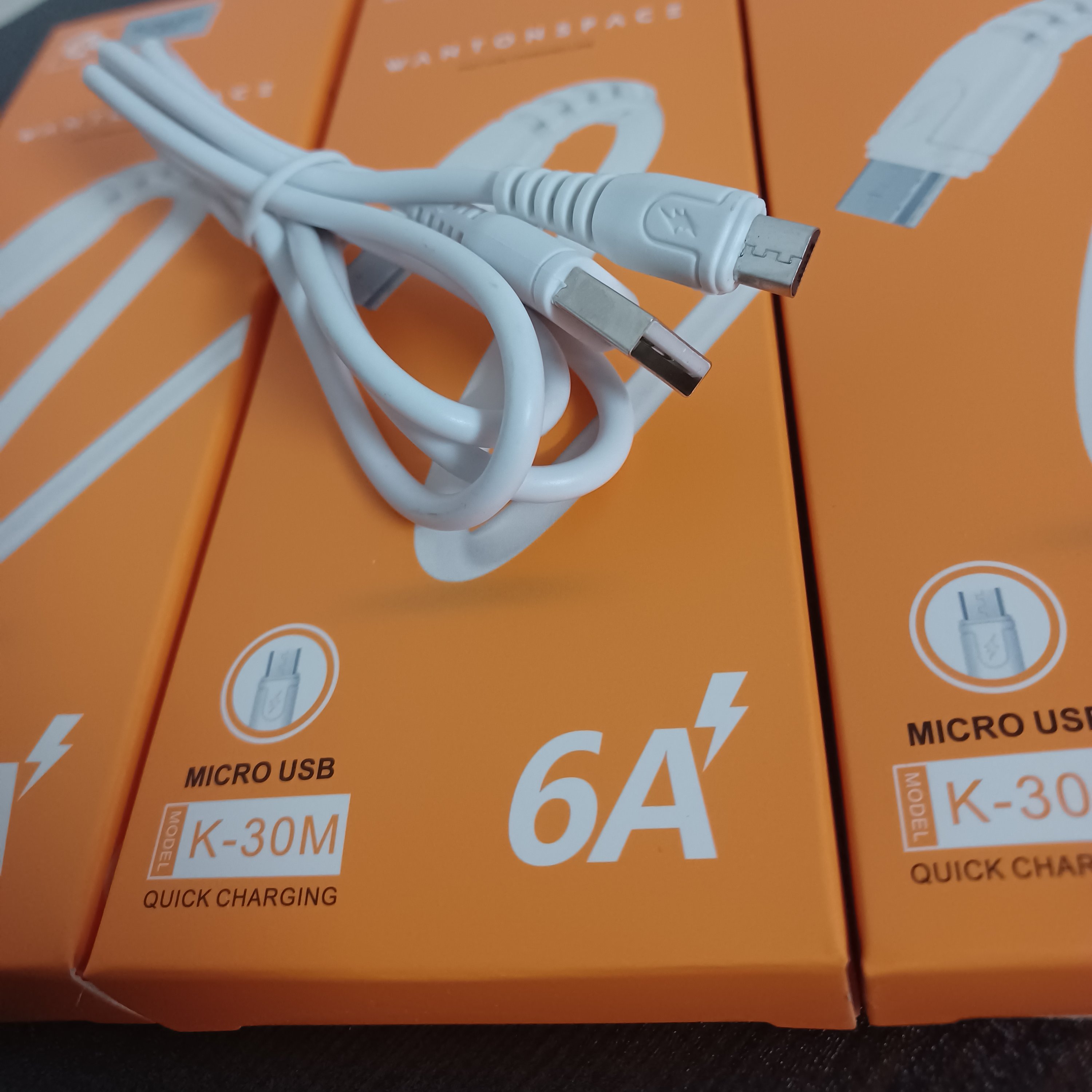 کابل فست شارژ میکرو 6 آمپر kalio مدل k-30M کیفیت عالی