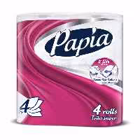 دستمال توالت پاپیا 4 لایه چهار عددی