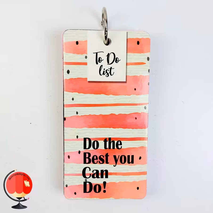 دفترچه تودولیست برند سویل طرح انگیزشی