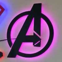 تابلو LED طرح لوگو آیرون من 