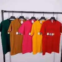 تی شرت نخ پنبه smile رنگ‌بندی زیبا