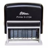 خرید دستگاه مهر شاینی مدل S-310-A دو تاریخ با جای ژلاتین