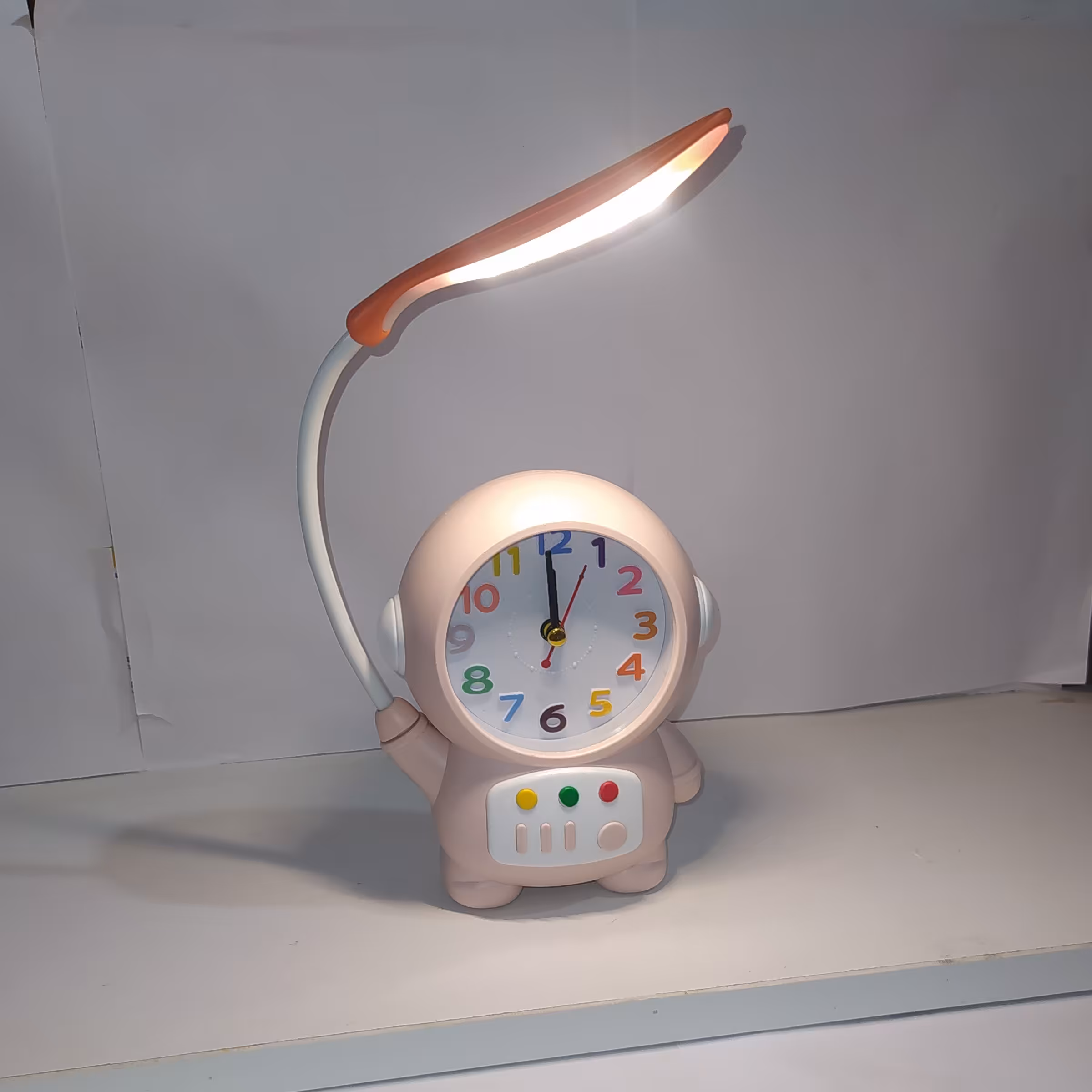 چراغ مطالعه فانتزی شارژی مدل ساعت