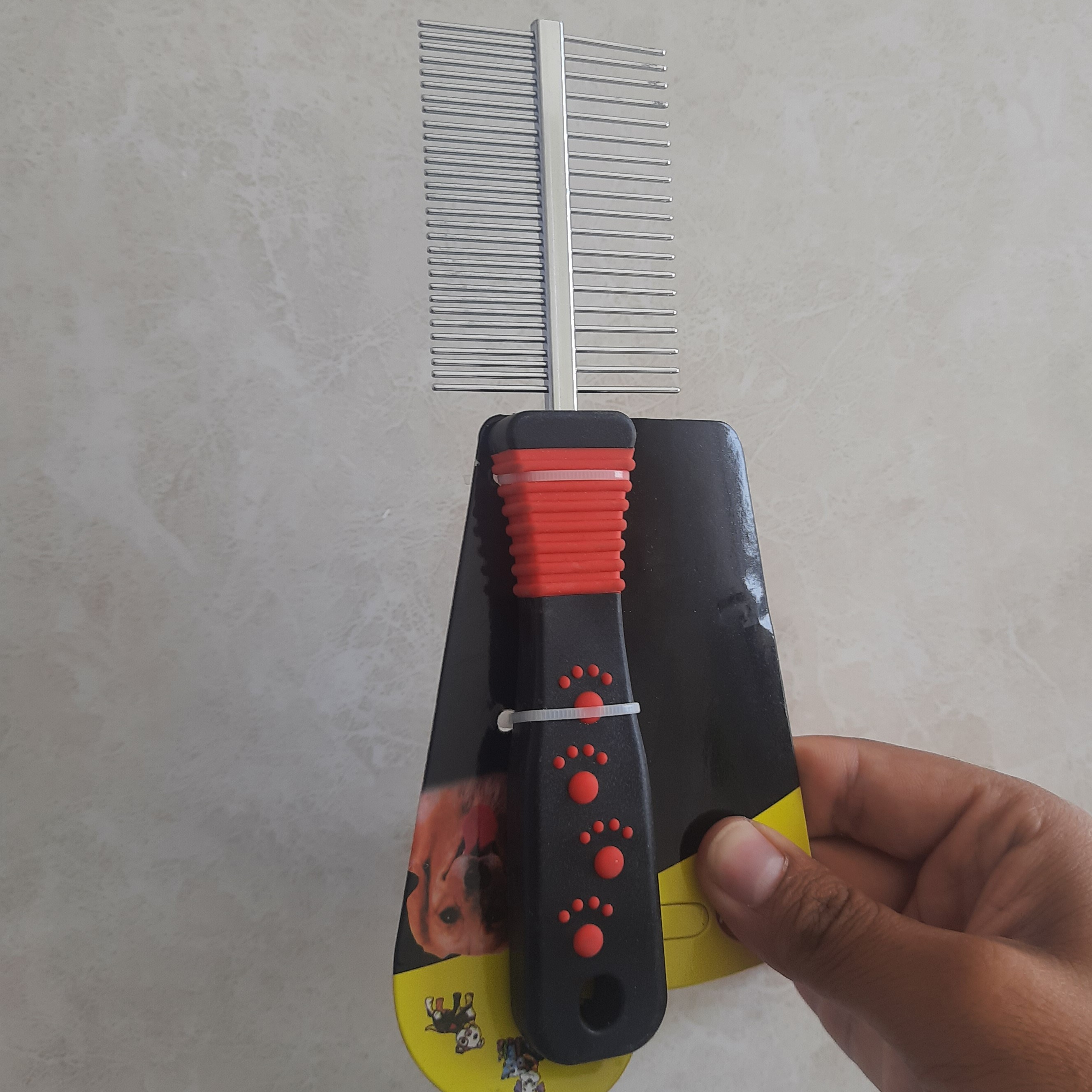شانه گره بازکن دوطرفه مخصوص سگ و گربه