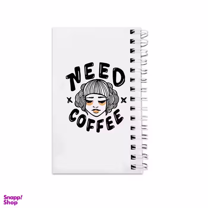 دفترچه یادداشت ۶۴ برگ مدل To Do List طرح قهوه کد 07618