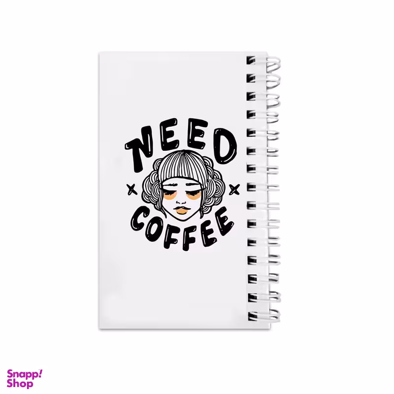 دفترچه یادداشت ۶۴ برگ مدل To Do List طرح قهوه کد 07618
