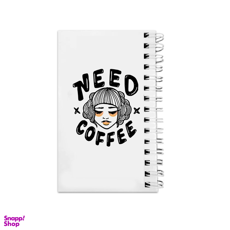 دفترچه یادداشت ۶۴ برگ مدل To Do List طرح قهوه کد 07618