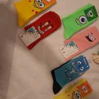 جوراب ساقدار طرح باب اسفنجی مایک و استیج