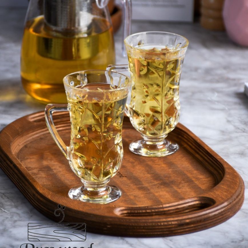 سینی چوبی بیضی سایز بزرگ