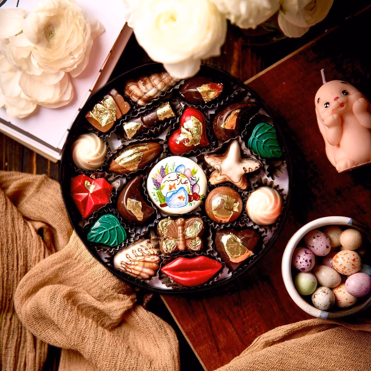باکس شکلات مشکی مناسب نوروز