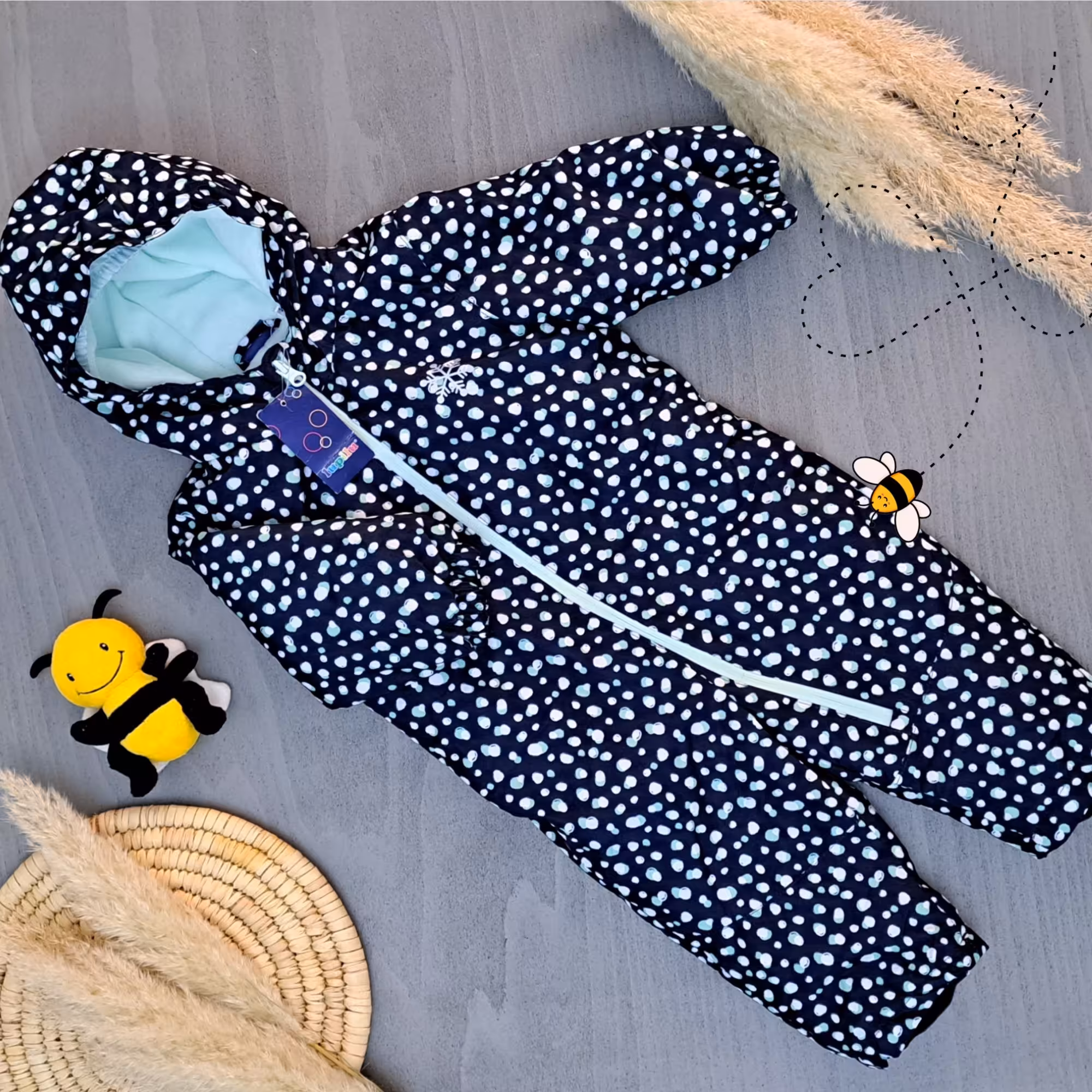 کاپشن سرهمی نوزادی  دخترانه ، برند اورجینال لوپیلو