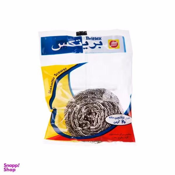 سیم ظرفشویی بریتکس مدل metallic scourer