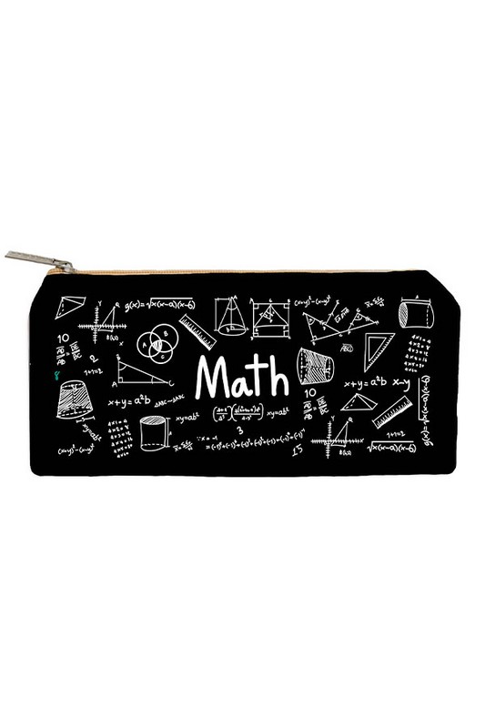 زیپ کیف سایز B5 Math مشکی دات نوت