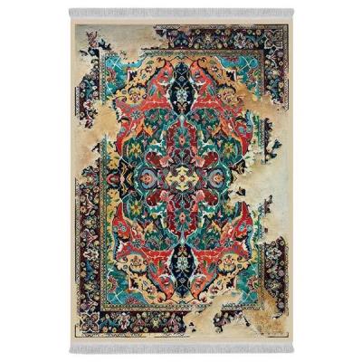 فرش ماشینی دفه مدل فرشینه طرح مدرن کد 0159