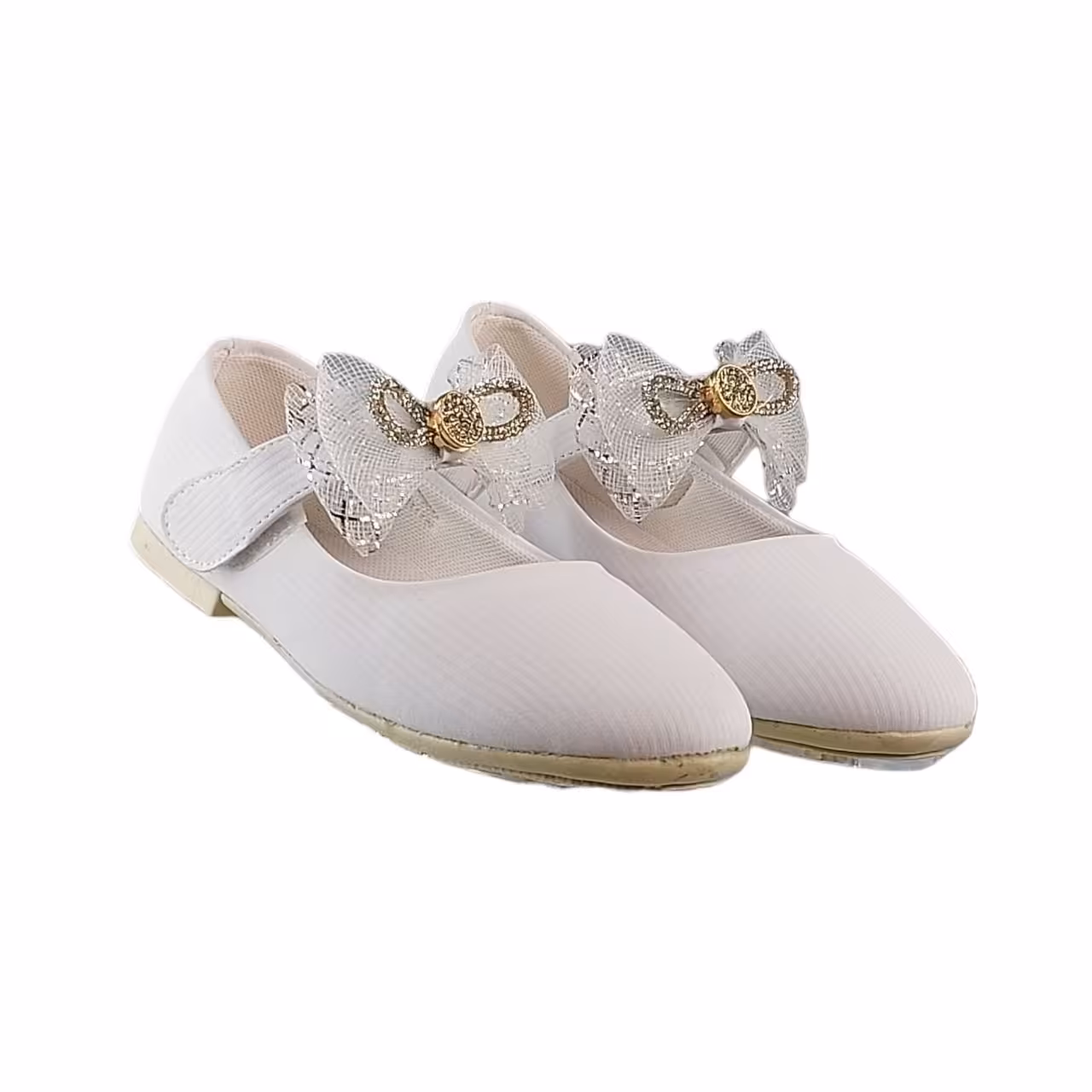 کفش دخترانه مدل پرنسسی سفید بی واسطه نت