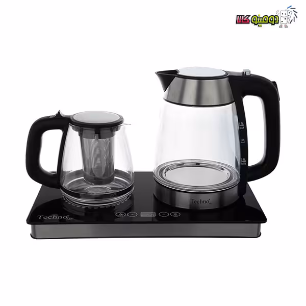 خرید چای ساز صفحه ای تکنو مدل TE-986 شیشه ای - دومینو کالا