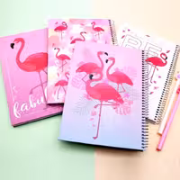 دفتر سیمی فانتزی دارای جلد محکم 120 برگ