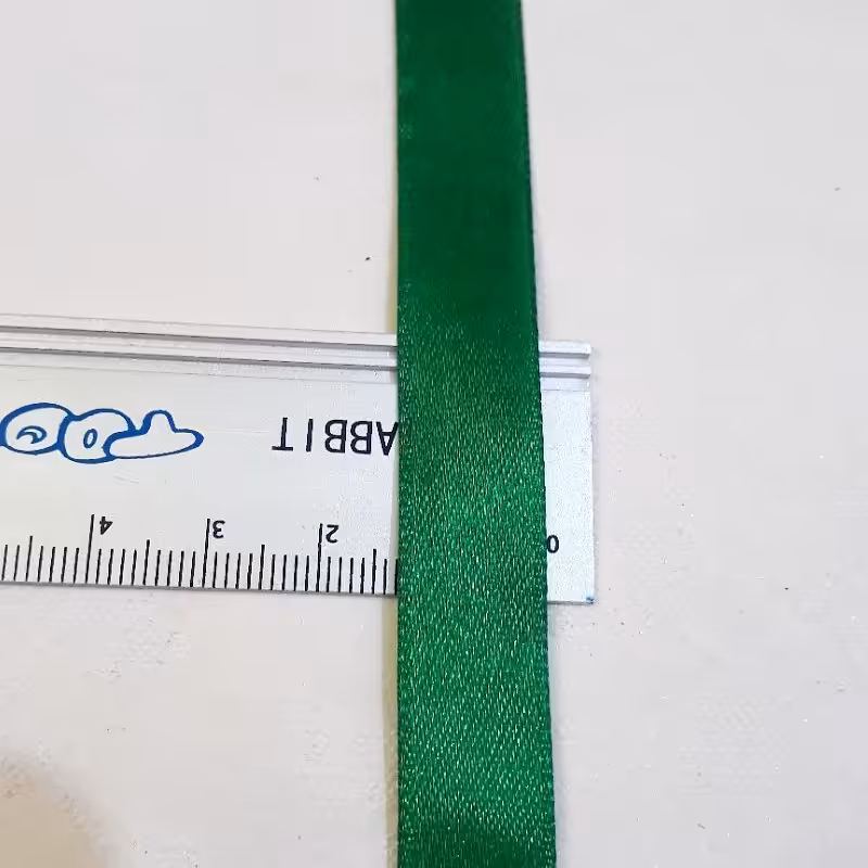 روبان ساتن  سبز 1.5 سانتی(یک متر)