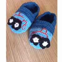 پاپوش پسرانه بافتنی