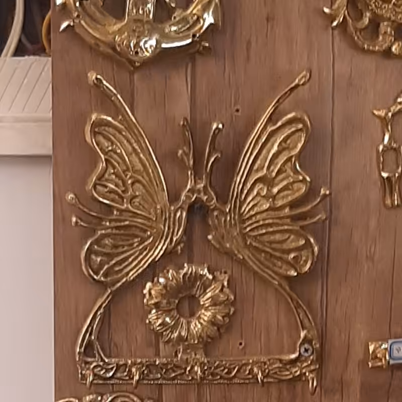 جاکلیدی برنجی  پروانه  zl0084