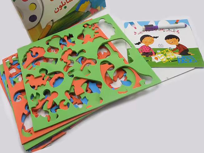 نقاشی و رنگ آمیزی با شابلون