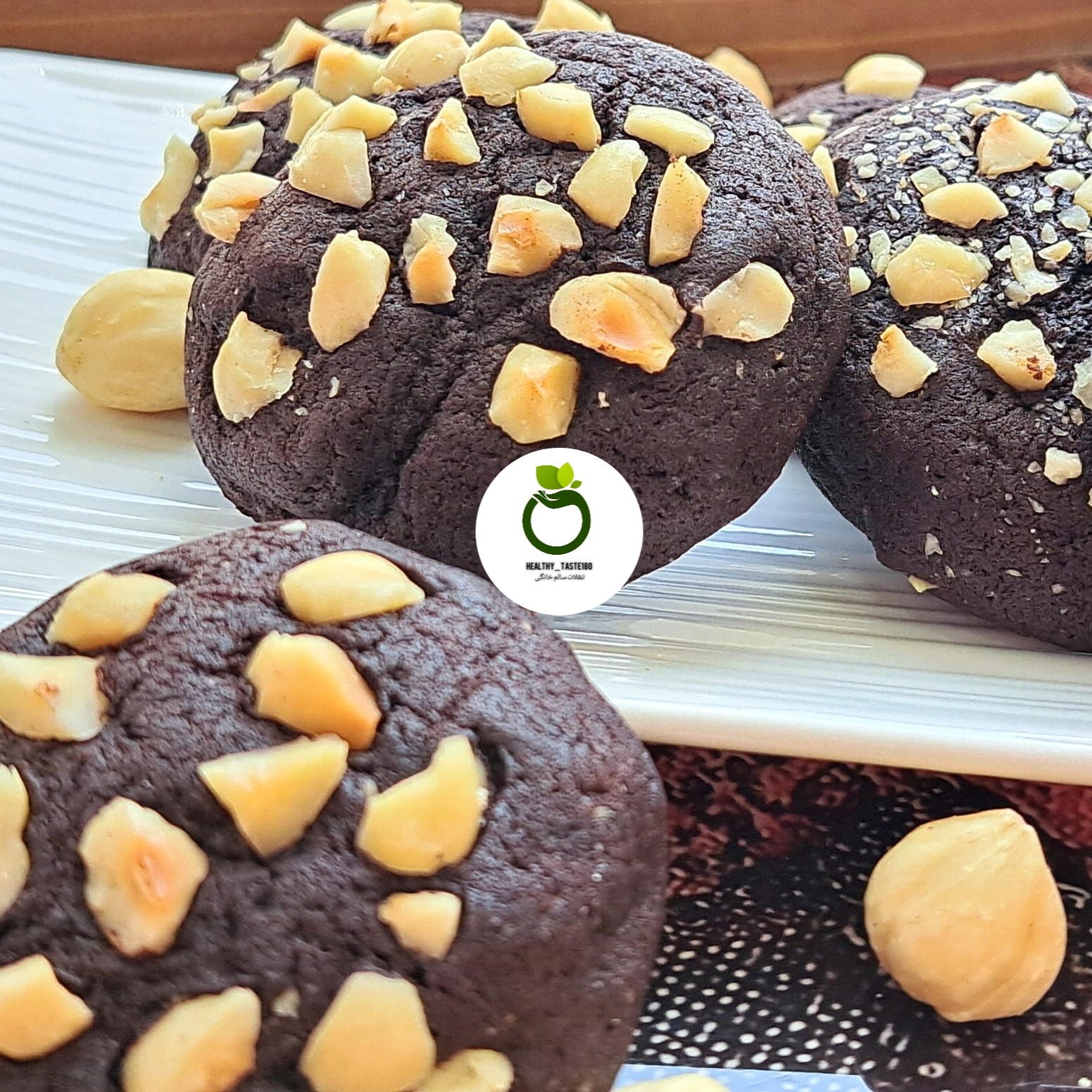 کوکی نوتلاوفندق خانگی(بسته 300گرمی12عددی)هرعددبین25تا30گرم