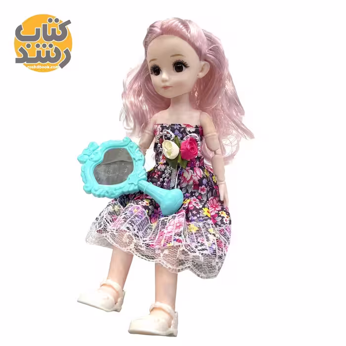 اسباب بازی عروسک دختر لباس گل گلی