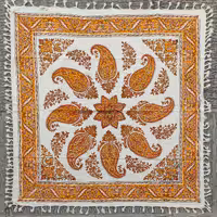 رومیزی قلمکار(طرح بوته تنبل)