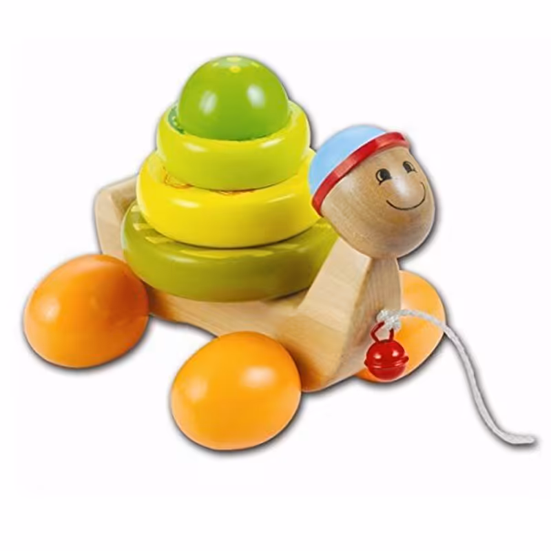 اسباب بازی چوبی کشیدنی نخ کش لاک پشت classic world مدل 2245